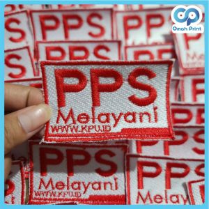 Badge PPS | Bordir PPS Melayani | Bet PPS Melayani | Bordir Logo PPS Melayani