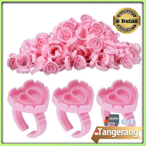 100pcs/pack Ring Glue Eyelash Extension / Russian Heart Eyelash Extension / Glue Ring