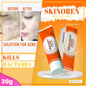 SKINOREN 20% Acne Cream 30ml Azelaic Acid Desalination Acne And Dark Spots Reduction