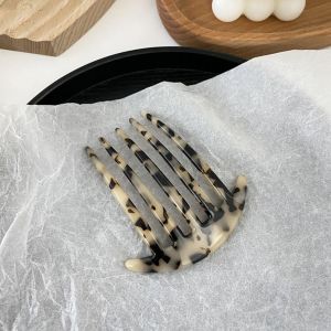 SUTONGXUE Răng rộng Lược chải tóc Acetate Du lịch Chống tĩnh điện Lược chải tóc Kẹp tóc Thời trang Lược chải tóc mát xa Phụ nữ