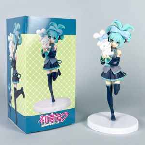 21cm Anime Virtual Idol Singer Hatsune Miku Hug Cinnamoroll Two dimensions Girl PVC Action Figures