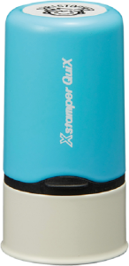 Customised Name Stamp Chop for Kids - Waterresistant -Use on Paper Fabric Plastic Metal ShoesWood - With Refillable Ink