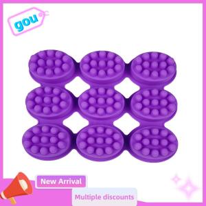 gou 3d Silicone Soap Mold Massage Shape Mold For Massage Therapy Soap Making Tool Oval Spa Soap Mould Crafts Accessories