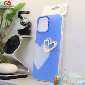 Ốp điện thoại iPhone Hàn Quốc Pink Love cho iPhone 15 Pro Max - Mã 55