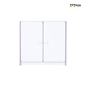ตู้เก็บของ 2 บาน รุ่นคาเตอร์ (ชมพู) - Carter the Cabinet 2Door Pink