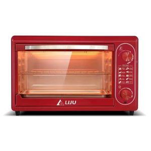 48L Multifunctional Electric Oven Large Capacity Household Baking Oven with Extra Layers Adjustable Temperature for Roasting Baking Toasting Cooking Space Saving Oven for Home Use