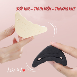 Lót mũi giày cao gót cao su non. Đệm giày chống đau ngón chân. Lót mũi giày giảm đau chân ( giày cao gót giày bệt…).
