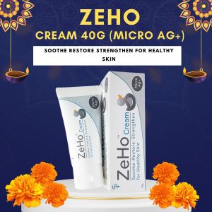 Zeho MicroAg+ Cream 40g Soothing Moisturizer for Dry & Sensitive Skin Mother & Baby Safe EXP 09/2027