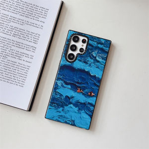 Samsung Galaxy S24Ultra S24+ S23 S24Ultra S23Plus S23Ultra Deep Sea Whale Pattern Phone Soft Case with glitter and non-slip design S22Ultra S25Ultra