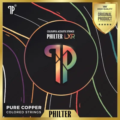 Senar Gitar Akustik String Warna Warni Philter LXR Original