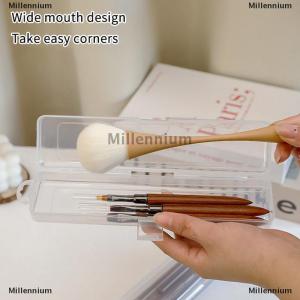[COD] Millennium 1Pcs Nail Art Tool Empty Storage Box Tweezers Clippers Pens Polishing Nail Buffer Files Plastic Container