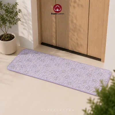 Floor Mat พรมเช็ดเท้าผ้าฝ้าย พรมเช็ดเท้าวินเทจ ขนาด 50*135cm