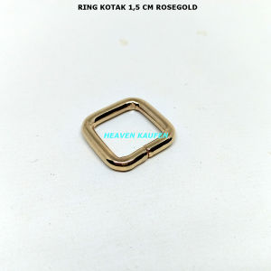 Ring Kotak Tas 15 cm Rosegold Kualitas Premium Tebal 35 mm Harga Per 2 Biji