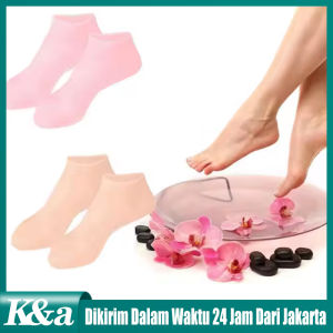 1 Pasang Kaos Kaki Silikon / Latex Silicone Foot Care Socks / Anti Cracking Moisturizing Gel Sock / Moisturizing Foot Socks