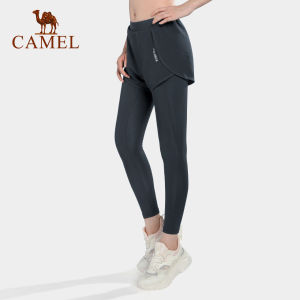Camel Women Fitness Pants Running Quick-drying Hip-lifting Tight Yoga Pants