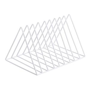 Desk Book Organizers Triangular Metal Book End 9 Compartments Bookend Book Magazine Stand Space Saving Magazine Rack