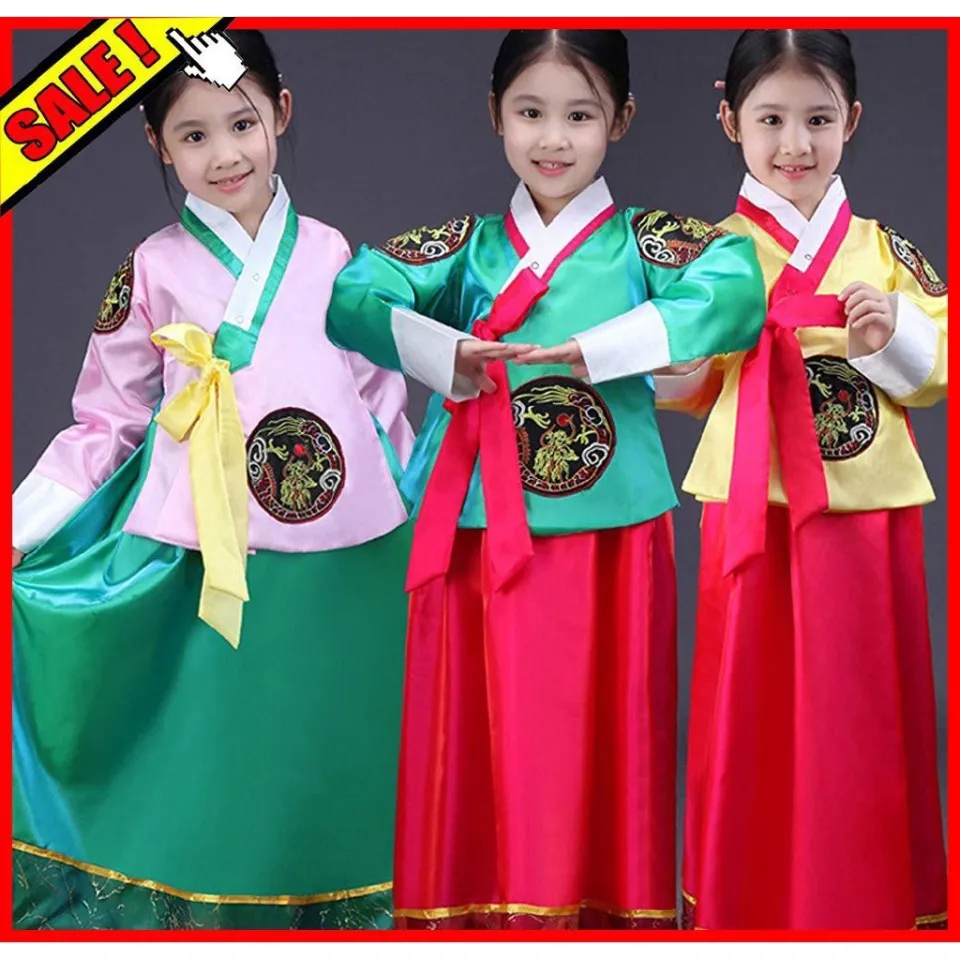 Zoorom Girls Traditional Kids Korean Hanbok Outfit Dress Costume Lazada PH