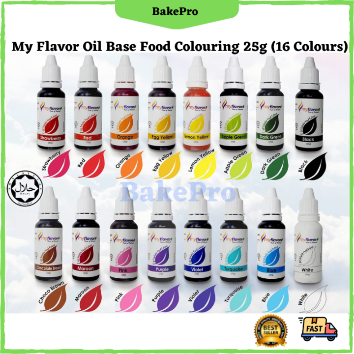 Oil Based Food Colouring
