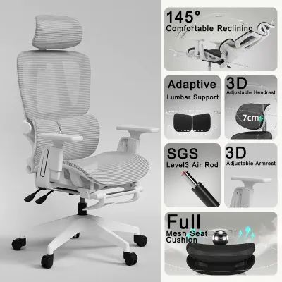 FROCILL W900 Ergonomic Chair Office Chair Gaming Chair Computer Chair With Footrest