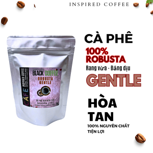 (03 TÚI x 200G )Cà phê đen hòa tan nguyên chất Black coffee không đường tiện lợi cafe Inspired Coffee
