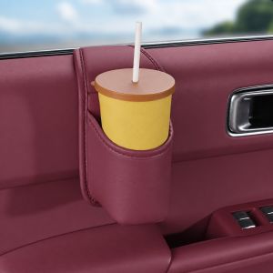 TEN Side Mount Car Door Cup Holder Easy Access Space Saving Vehicle Cup Holder Multi Purpose Car Drink Holder Drink Storage
