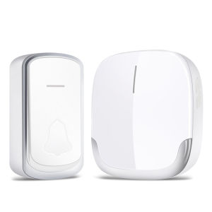 Chuông cửa không dây tự cấp điện chuông cửa nhà thông minh đặt ngoài trời nhà không thấm nước nút nhận