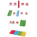 Mainan Puzzle 3D Matematika Anak Kids Math Learning Game Berhitung Mainan Edukasi Anak 48 Count Stick Edukatif Toys Games Wood Material Kayu Aman Latih Kecerdasan Otak Hadiah Koleksi Pajangan Hiasan s6238 - Multicolor. 