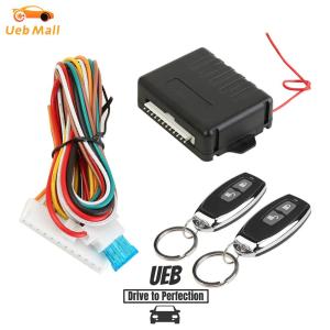 [UEB Mall]Vehicle Central Locking Kit with Remote Control Release Keyless Entry System 433.92MHz Auto Remote Central Locking Kit