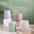 Ocean Breeze Scented Candle with Crystal Inside, Healing Aquamarine Crystal Candle with Sea Star & Conch Decors, 10oz Soy Wax 55 Hours Long Lasting Burn, Perfect Spiritual Aromatherapy Gift. 