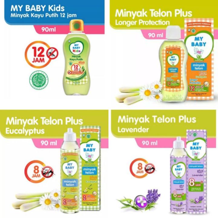 MY BABY Minyak Telon Plus Eucalyptus | Minyak Telon Lavender | Minyak