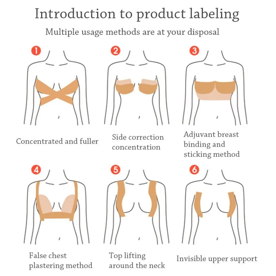Push Up Breast Lift Tape Sticky Bra Instant Breast Lift Women