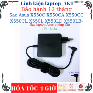 Sạc laptop Asus X550C X550CA X550CC X550CL X550L X550LD X550LB-Sạc Asus 19v-2.37A/3.42A-45W/65W vuông chữ nhật chân thường(5.5*2.5mm)