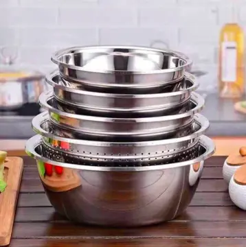 Bộ Thau Inox 3 Cái Giá Tốt T09/2024 | Mua tại Lazada.vn