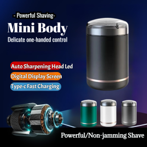 【Smooth Little Diamond】Portable Electric Shaver Mini Shaver SelfSharpening Rechargeable Razor Travel Friendly For Men