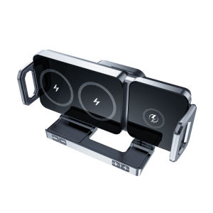 OATSBASF T12 Air Outlet Phone Charging Stand Automatic Clamping Phone Holder For Samsung Galaxy Z Fold 6/5/4/3/2/1  Samsung Galaxy Z Flip 6/5/4/3