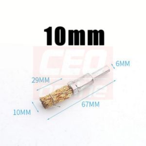 CEO 🇲🇾 Brass Wire Brush Tembaga Brass Shank Rotary Grinder Tools Drill Bits Steel Wood Car Paint Removal Sanding Clean