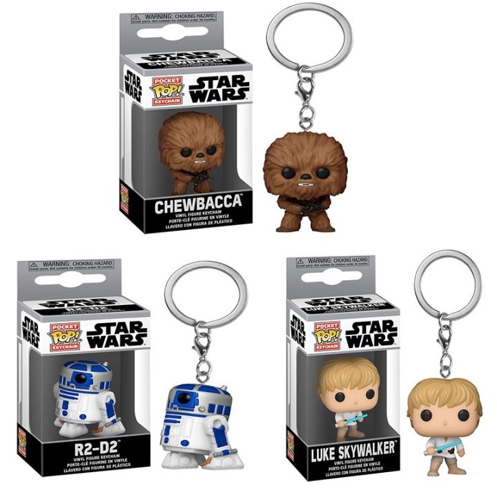Funko POP《Star Wars》Luke Skywalker Chewbacca R2-D2