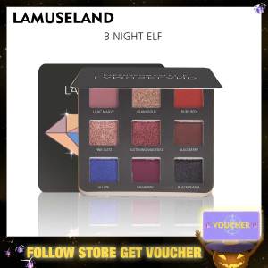 LAMUSELAND 3 Style 9 Colors Glitter Diamond Eye Shadow Palette Matte Eyeshadow