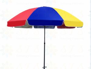 【COD&PH】2.1M*2M Parasol Garden Patio Umbrella Sun Shade Umbrella Beach Round retractable outdoor umbrella Double Silver Plasters Garden Umbrella UV Protection and Waterproof