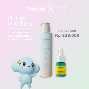 Klei & Clay Rosanium Face Oil + Snap Glow Powder Story