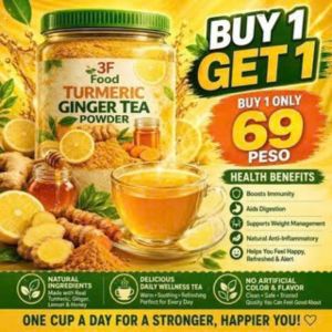 SALE - TURMERIC GINGER TEA POWDER LEMONADE 360 GRAMS