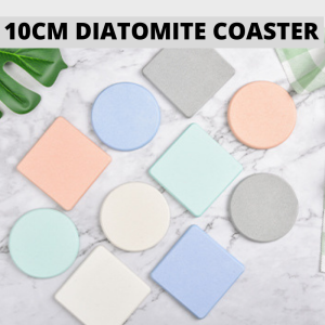 Diatomite Coaster Fast Water Absorbing Insulation Tea Mat Placemat Anti-scalding