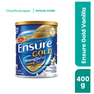 Ensure Gold 400g – Complete Balanced Nutrition by Abbott | Vanilla/Wheat/Coffee/Almond Flavor | Adult & Elderly Supplement [EXP DATE: JAN2027]