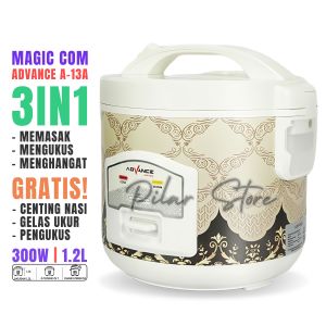 Magic Com Rice Cooker Penanak Nasi Elektrik NIKO 1.2 liter / NIKO OISHI BATIK / AMAZON / TROPICAL  Mejikom  [Rice Cooker] 100% Anti Lengket | PLS