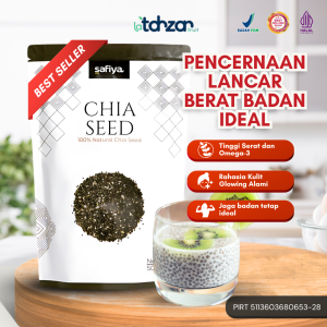 Organic Black Chia Seed 500 gr Biji Chia Hitam Original SAFIYA HERBAL-Chiaseed