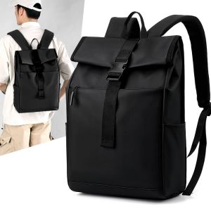 Waterproof Cycling Roller Cover Double Shoulder Bearing Bag Computer Business Commuter Bag 15.6 Inch