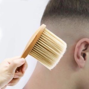 Duster Broken HairBrush Spot Hair Brush Barber Wooden Clean Beard Neck Brush Salon Haircut Hairdressing Styling Tools