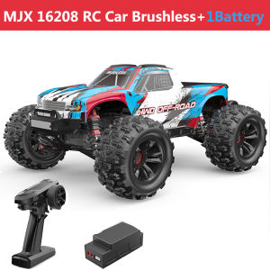 ST【In stock】【Original Available】MJX 16207 16208 16209 16210 1/16 Brushless RC Car 2.4G Remote Control 4WD 65KMH High-Speed Off-Road Trucks