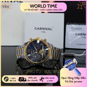 Đồng Hồ Cơ Nam Carnival 8728G Chính Hãng - Full Box - Mặt Kính Sapphire Chống Xước - Chống Nước 3ATM Bảo Hành 3 Năm