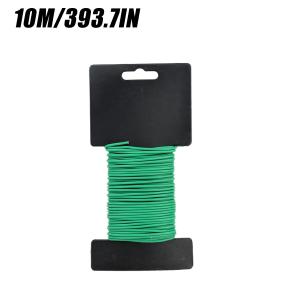Green Garden Wire Reusable Plant Soft Wire Home Garden Flexible Tie Green Plant Floral Tree Vegetable Weather Resistant Support Tool